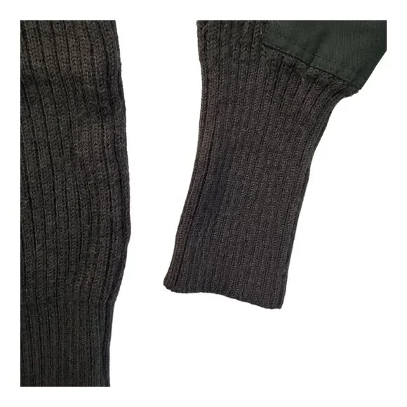 Military Sweater Men's 42 Green 100% Wool Pullover Commando Vintage Long Sleeve - Picture 14 of 15
